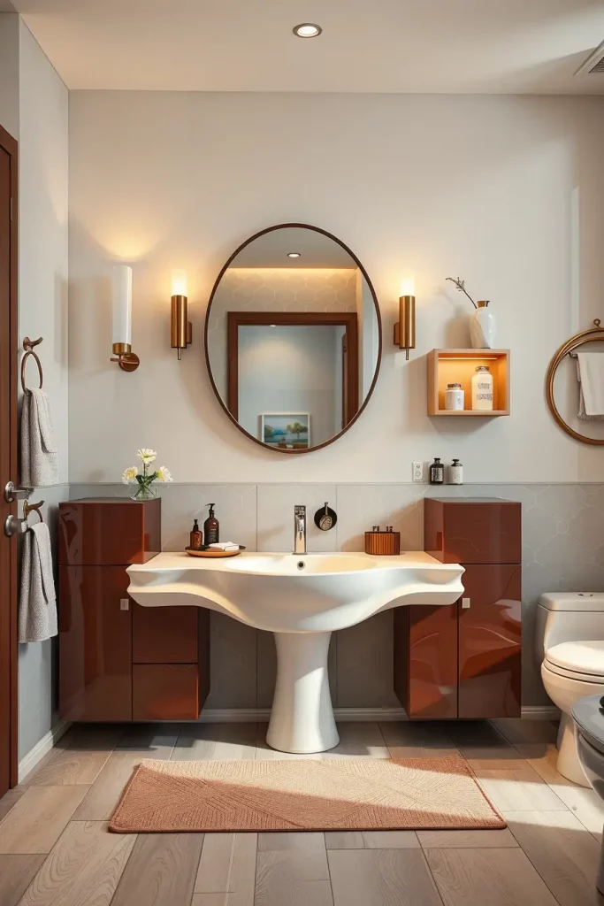 66 Bathroom Furniture Ideas with Soft Lines for a Modern and Elegant Look