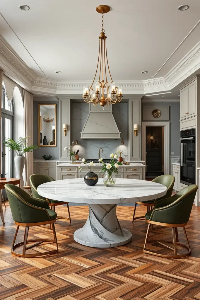 62 Oval Dining Tables in the Kitchen: Elegant and Space-Saving Ideas