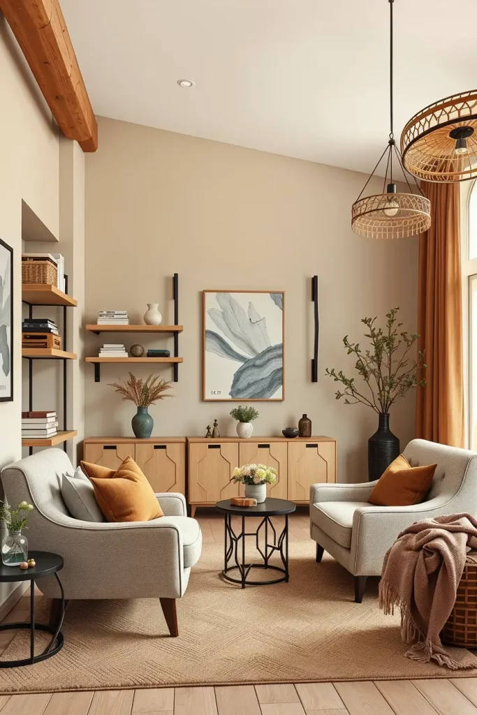 63 Colors of a Cozy Fall Living Room: Unexpected Shades for a Glowing Interior