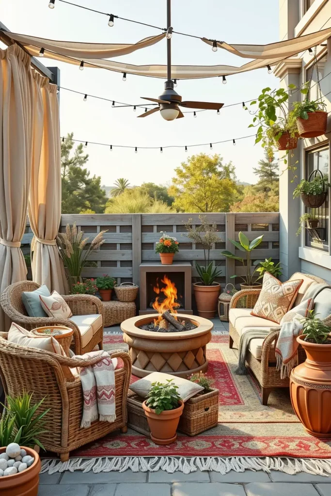 63 Boho Patios: Stylish and Cozy Outdoor Space Ideas