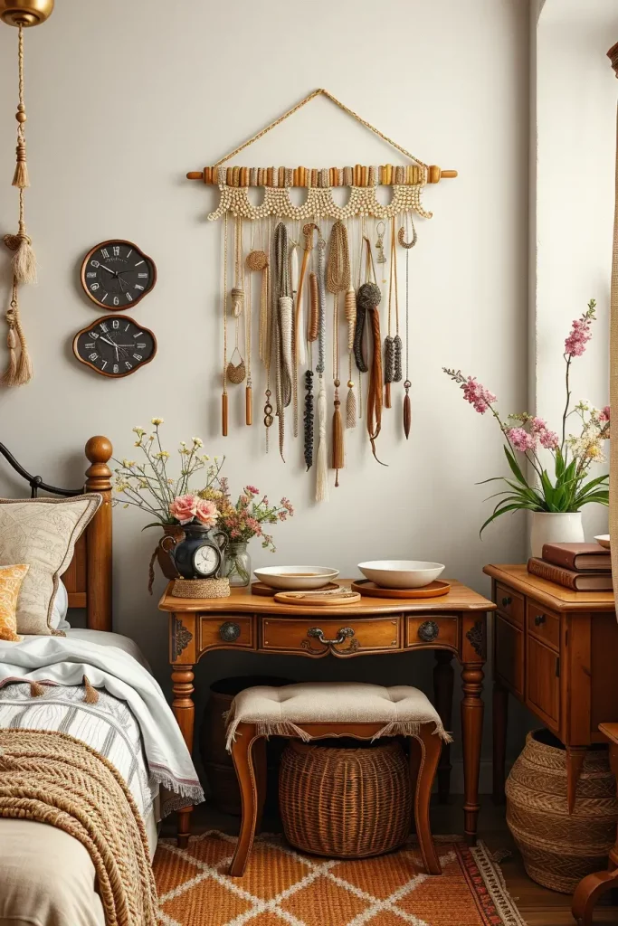 64 Bohemian Bedroom Jewelry Display Ideas to Inspire Your Creative Spirit