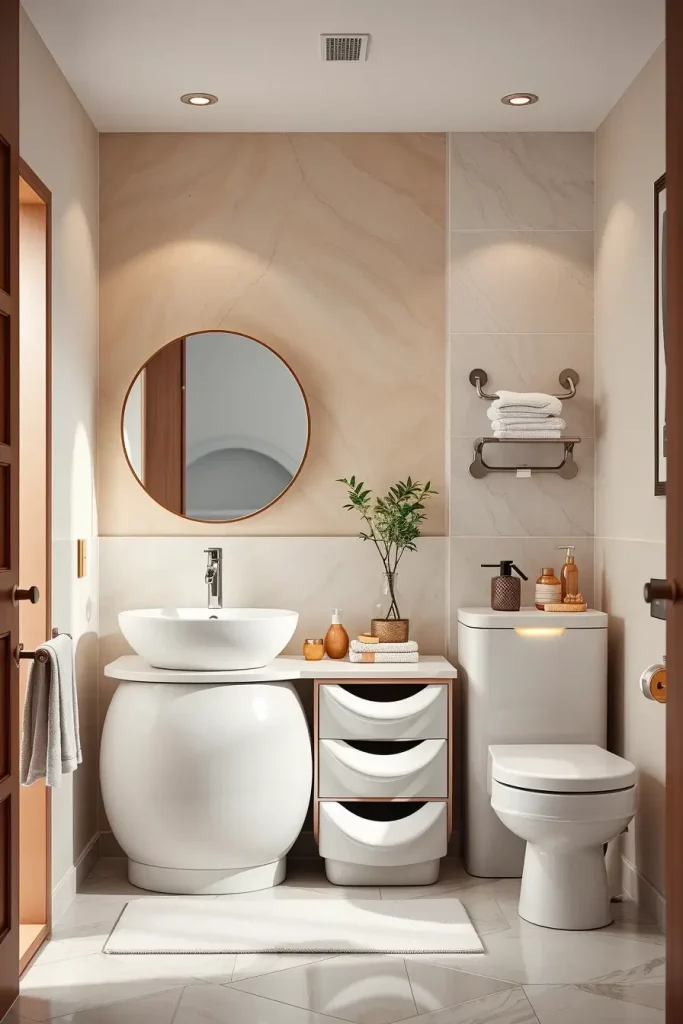 66 Bathroom Furniture Ideas with Soft Lines for a Modern and Elegant Look