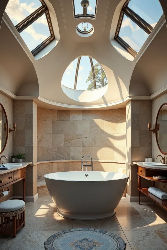 From Angles to Arches: 69 Soft Curves That Redefine Bathroom Elegance