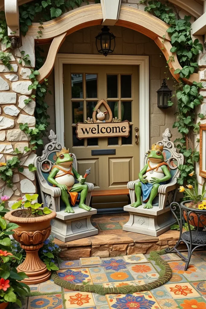 Whimsical Watchers and Porch Protectors: 65 Figurine Ideas That Greet With Style