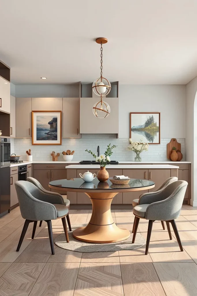 62 Oval Dining Tables in the Kitchen: Elegant and Space-Saving Ideas