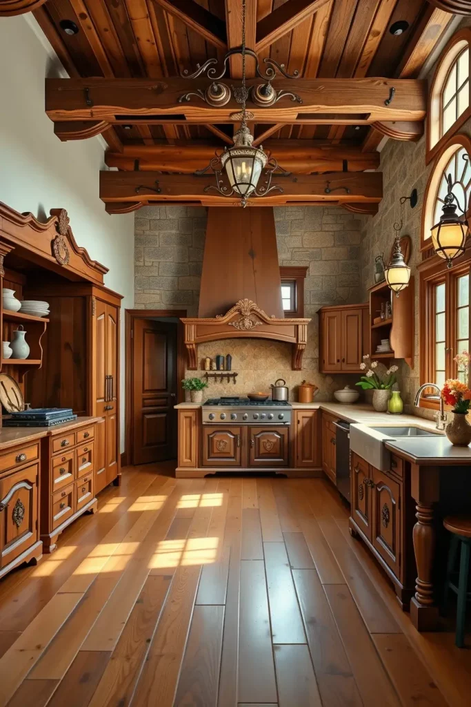 Whittled Wonders: 64 Traditional Kitchen Woodwork Ideas That Stir the Soul