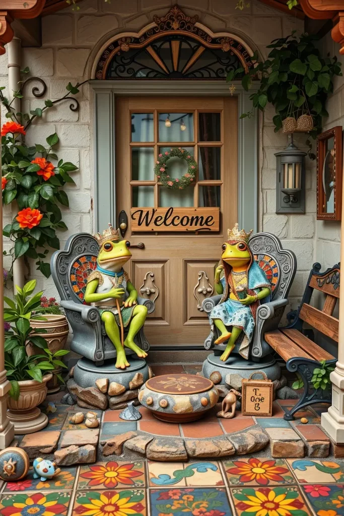 Whimsical Watchers and Porch Protectors: 65 Figurine Ideas That Greet With Style
