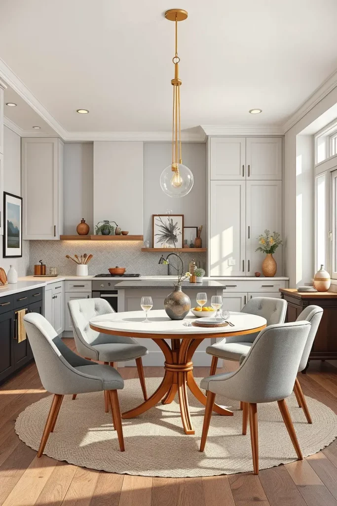 62 Oval Dining Tables in the Kitchen: Elegant and Space-Saving Ideas