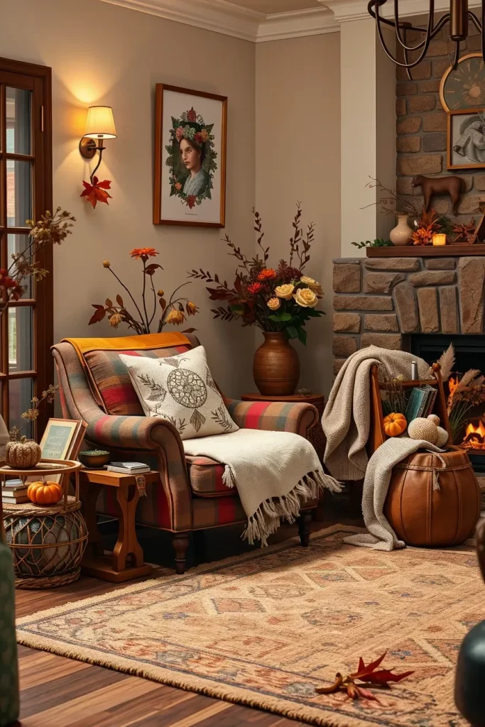 Textural Symphony: 67 Textures Fall Living Room Ideas to Embrace the Season