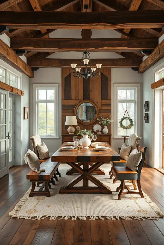 66 Farmhouse Dining Rooms That Blend Rustic Charm and Modern Comfort