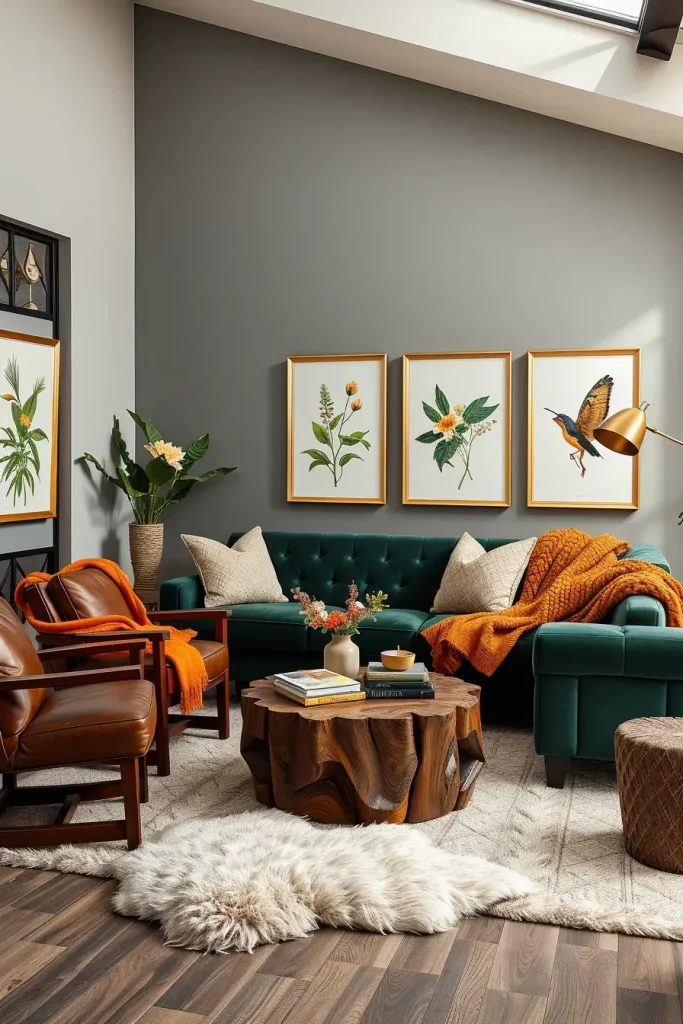 63 Colors of a Cozy Fall Living Room: Unexpected Shades for a Glowing Interior