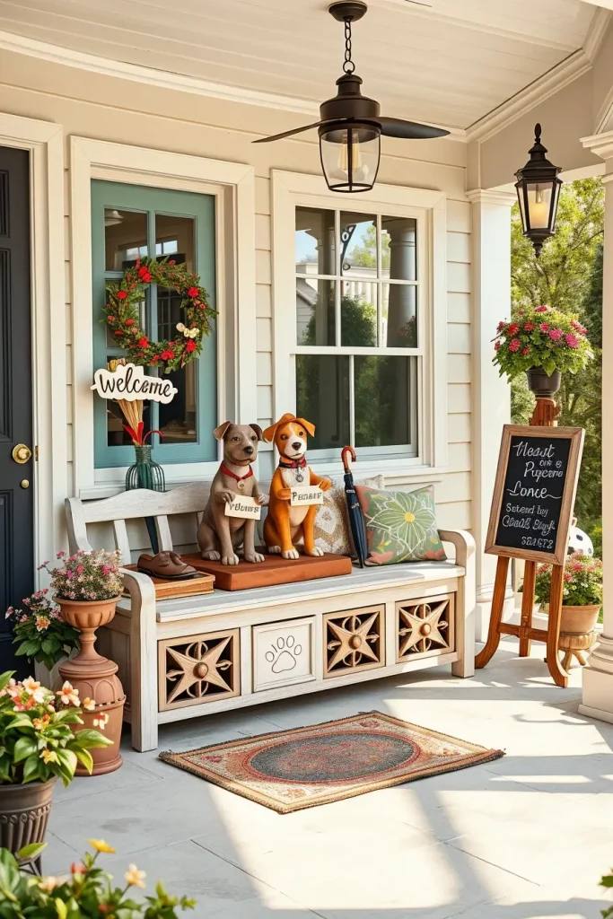 Whimsical Watchers and Porch Protectors: 65 Figurine Ideas That Greet With Style