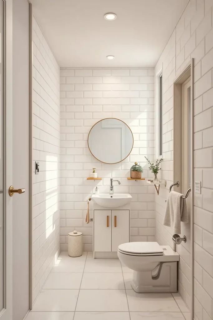 58 Minimalist Small Bathroom Decor Ideas for a Clean and Elegant Look