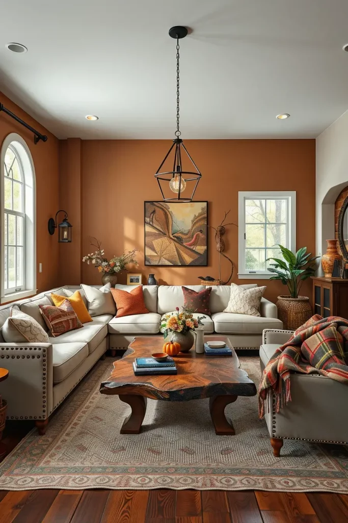 63 Colors of a Cozy Fall Living Room: Unexpected Shades for a Glowing Interior