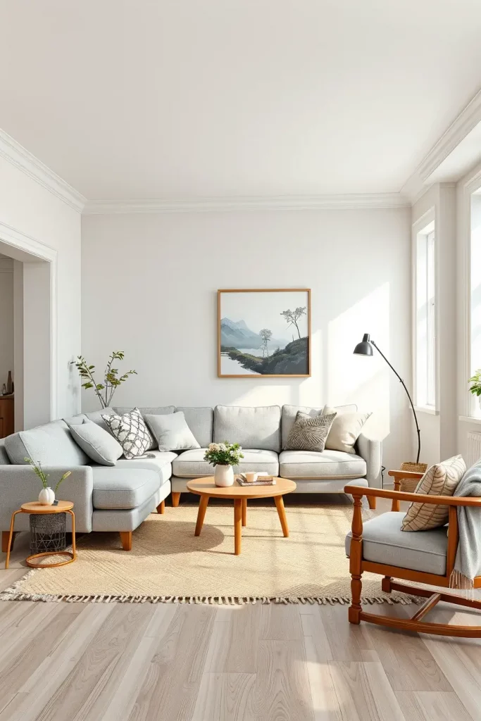 Nordic Nesting: 65 Scandinavian Living Room Ideas That Whisper Peace and Power