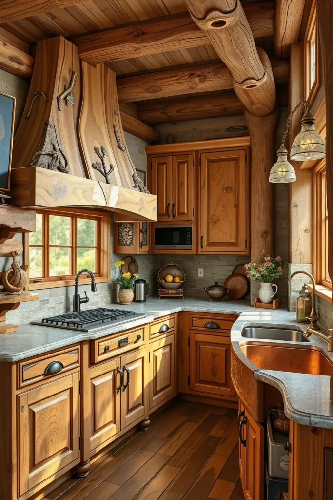61 Carved Wood Kitchen Cabinets Ideas to Add Character and Elegance