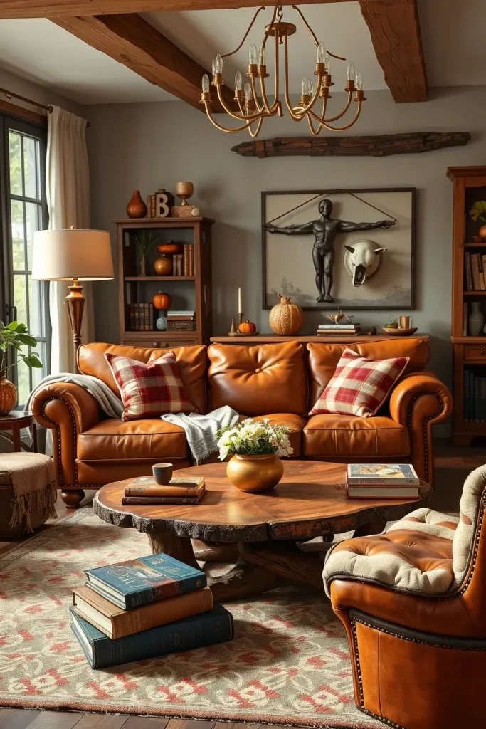 Textural Symphony: 67 Textures Fall Living Room Ideas to Embrace the Season