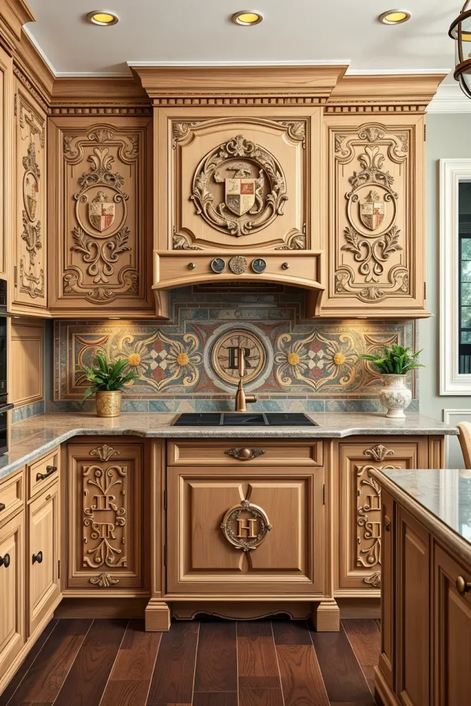 61 Carved Wood Kitchen Cabinets Ideas to Add Character and Elegance