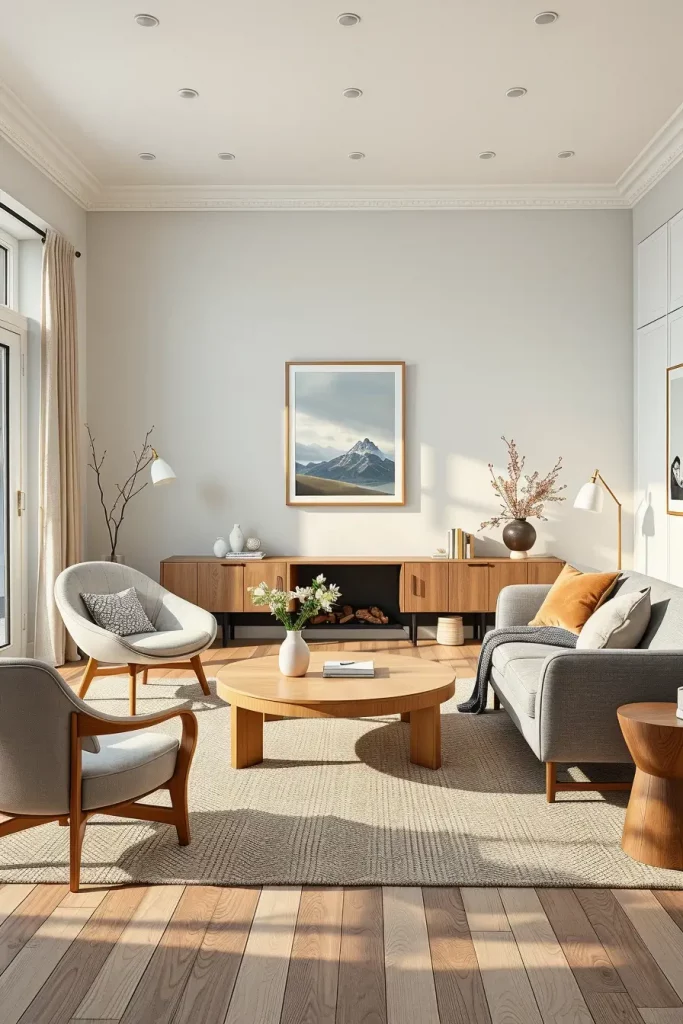 Nordic Nesting: 65 Scandinavian Living Room Ideas That Whisper Peace and Power