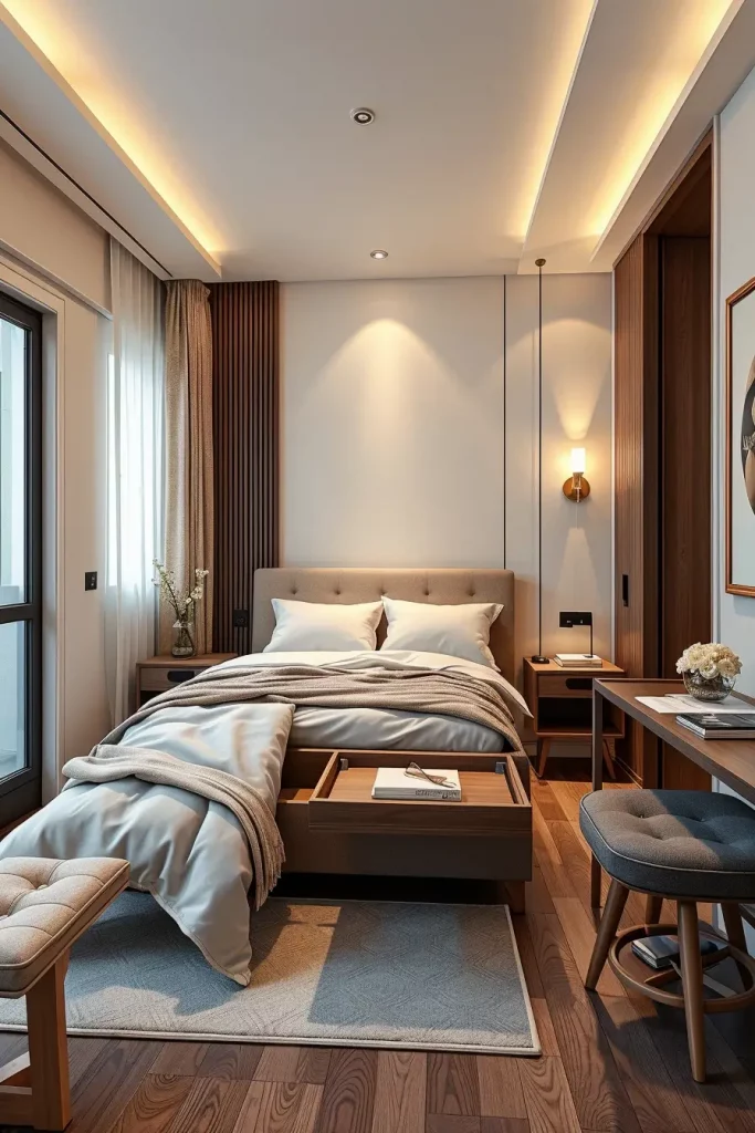 The Puzzle of Comfort: 58 Ingenious Small Bedroom Layouts You Haven’t Seen