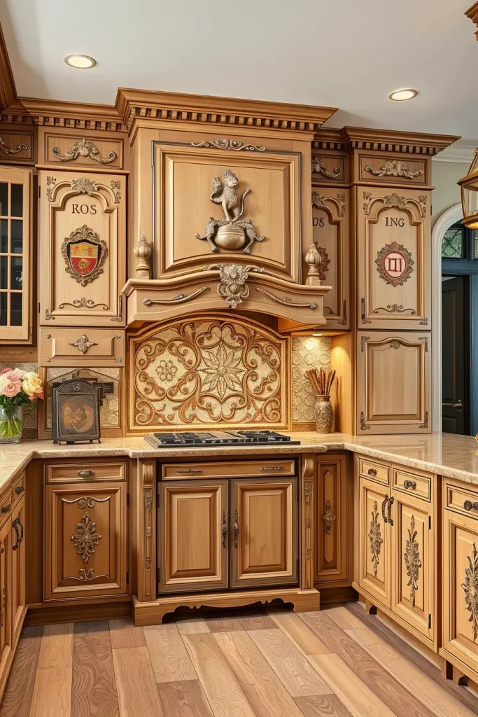 61 Carved Wood Kitchen Cabinets Ideas to Add Character and Elegance