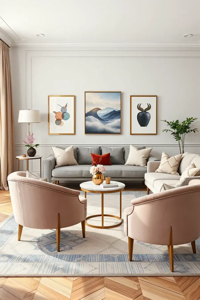 Sculpted Serenity: 68 Soft Curves in the Living Room That Whisper Modern Elegance