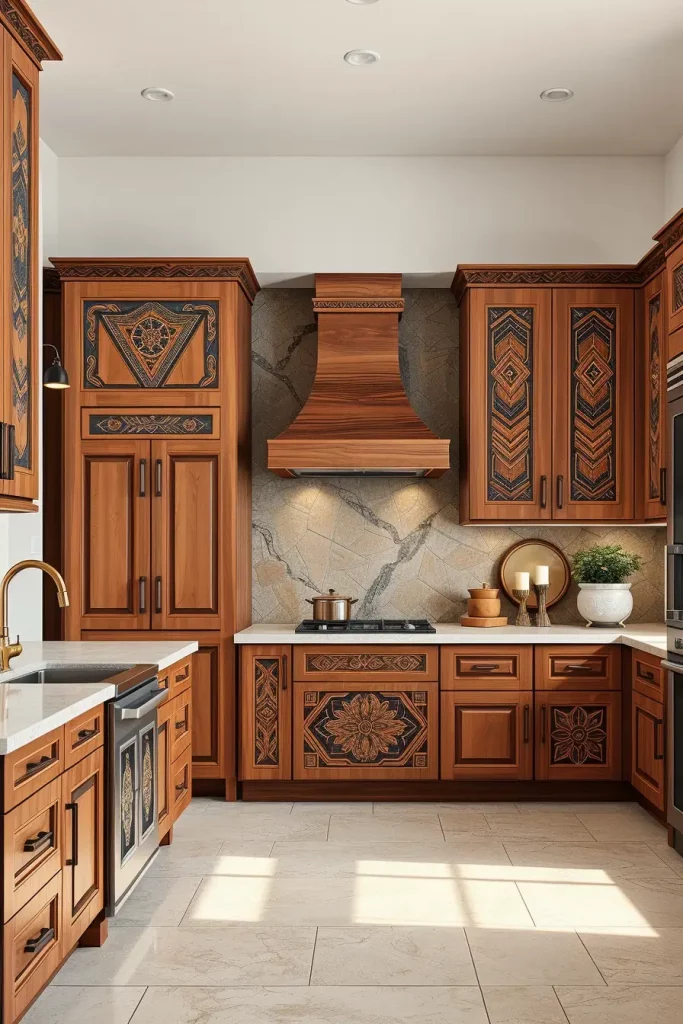 61 Carved Wood Kitchen Cabinets Ideas to Add Character and Elegance