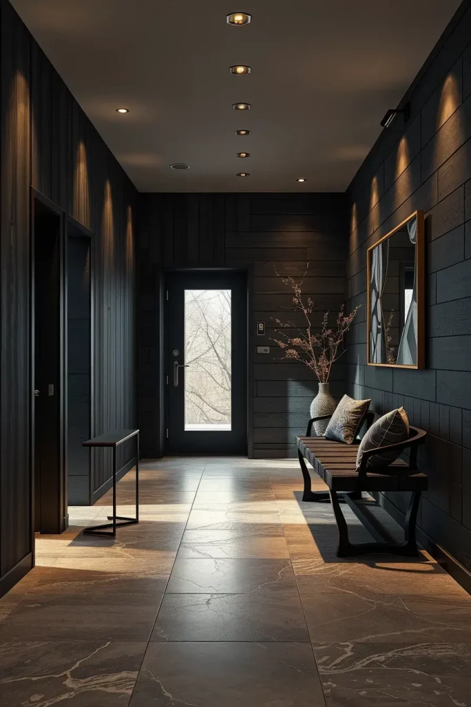 Timber Tales: 72 Artistic Panel Designs That Transform Hallways into Gallery Spaces