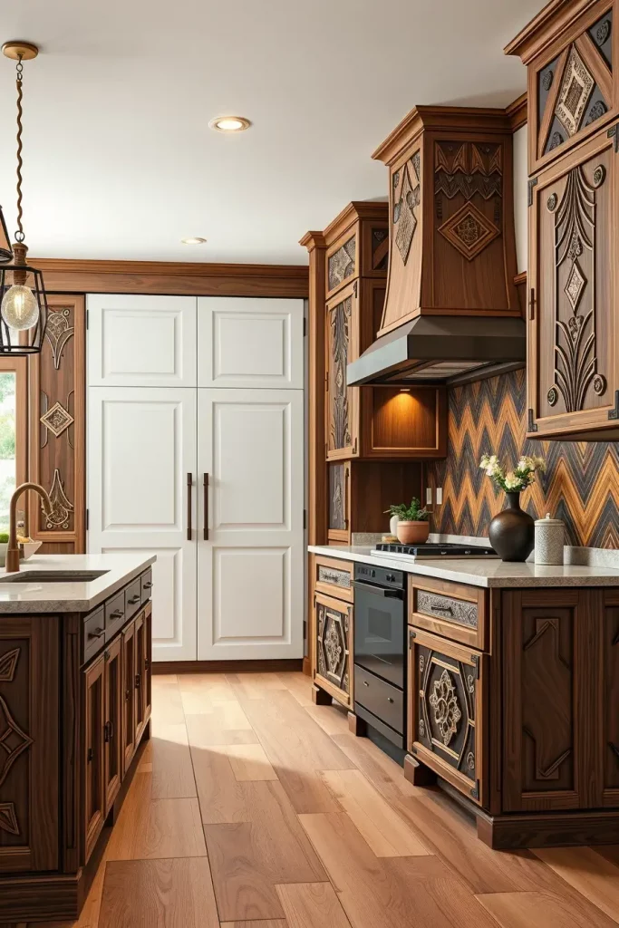 61 Carved Wood Kitchen Cabinets Ideas to Add Character and Elegance