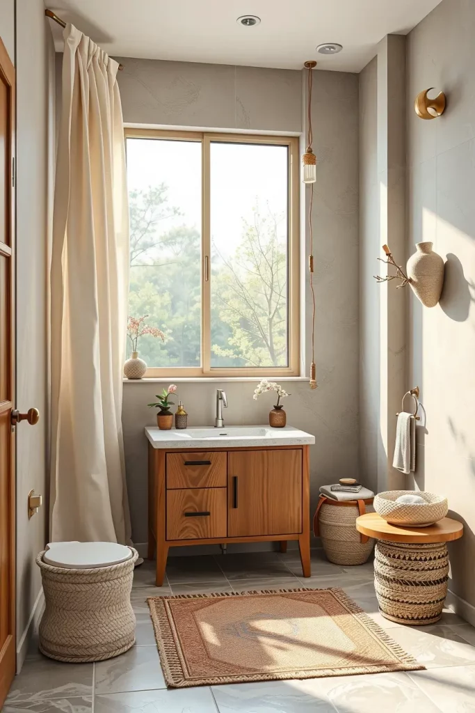 Wabi-Sabi Soaks and Scandinavian Softenings: 64 Unconventional Japandi Bathrooms