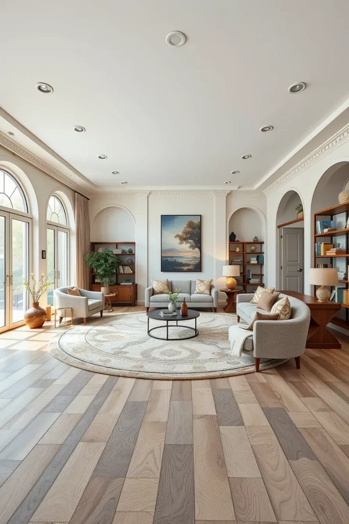 Sculpted Serenity: 68 Soft Curves in the Living Room That Whisper Modern Elegance