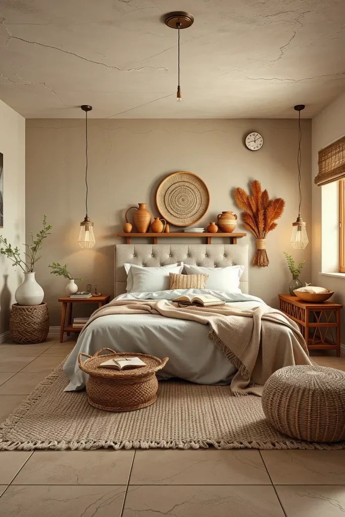 66 Earthy Tones in Bedroom Design for a Naturally Stylish Retreat
