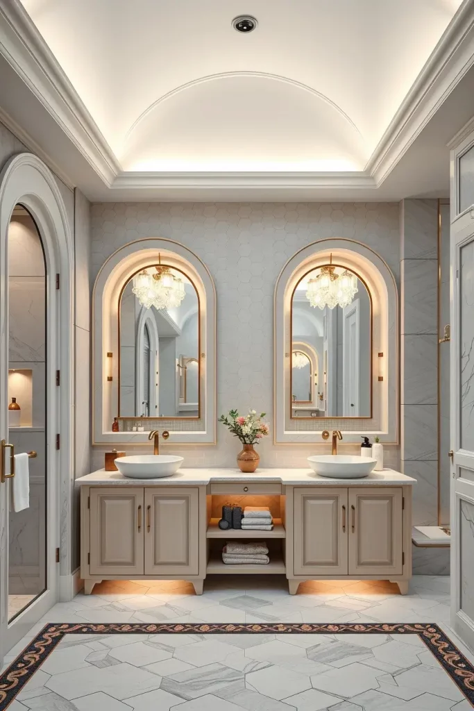 From Angles to Arches: 69 Soft Curves That Redefine Bathroom Elegance