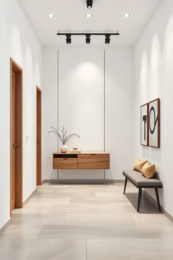Timber Tales: 72 Artistic Panel Designs That Transform Hallways into Gallery Spaces