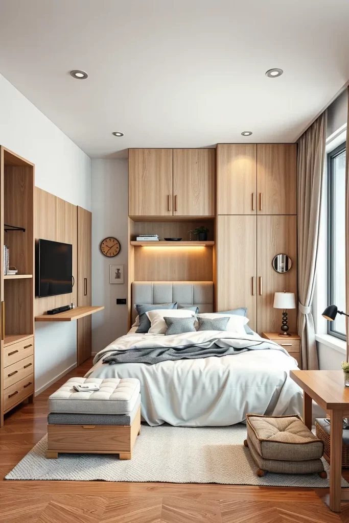 The Puzzle of Comfort: 58 Ingenious Small Bedroom Layouts You Haven’t Seen