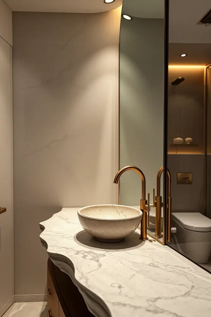 From Angles to Arches: 69 Soft Curves That Redefine Bathroom Elegance