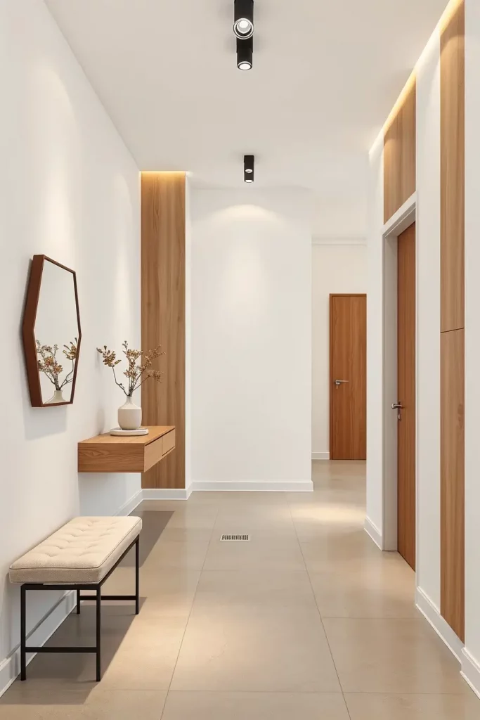 Timber Tales: 72 Artistic Panel Designs That Transform Hallways into Gallery Spaces