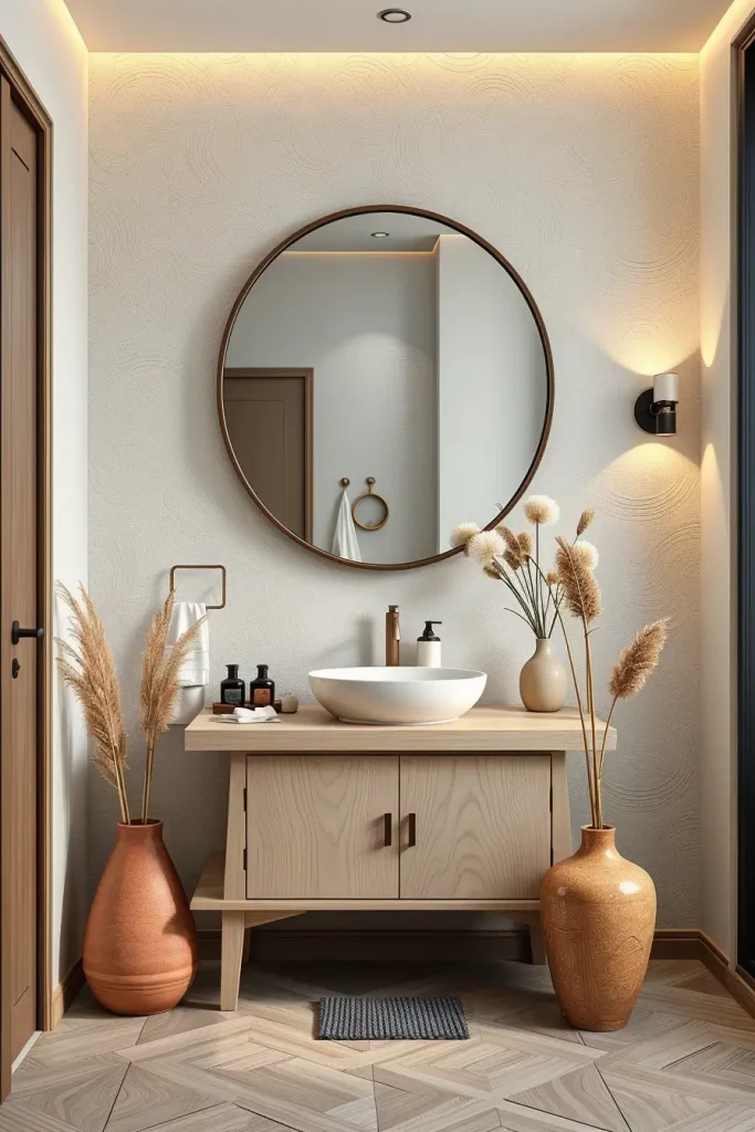 Wabi-Sabi Soaks and Scandinavian Softenings: 64 Unconventional Japandi Bathrooms
