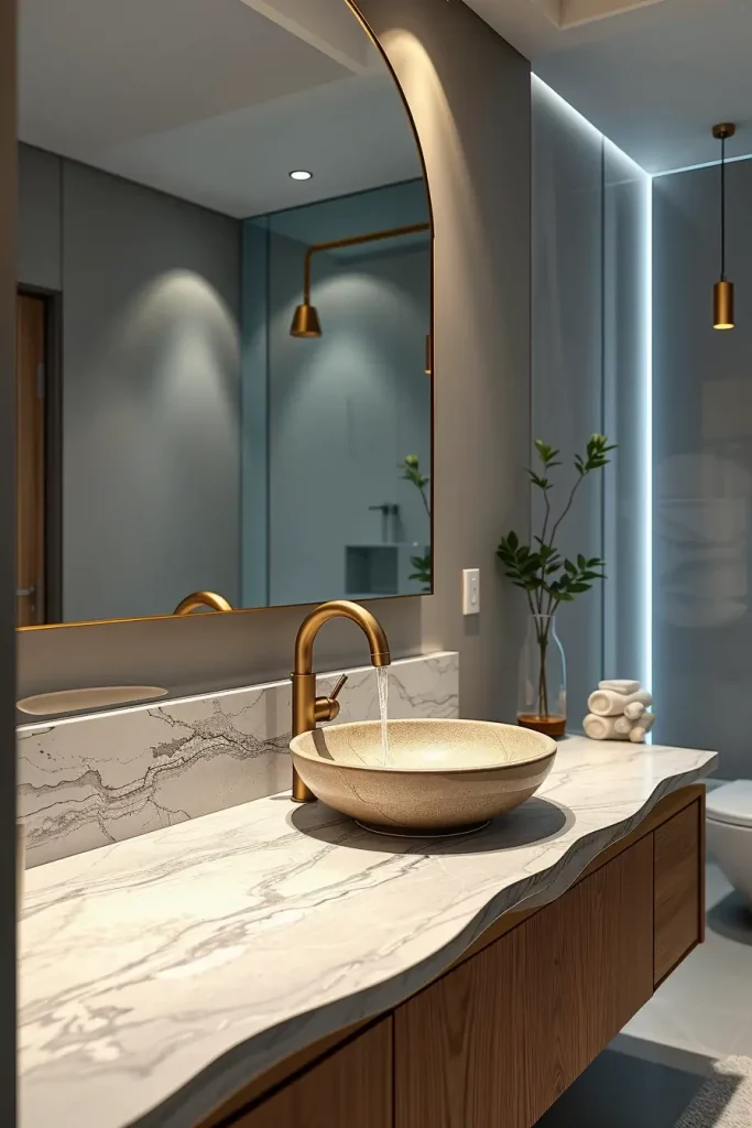 From Angles to Arches: 69 Soft Curves That Redefine Bathroom Elegance