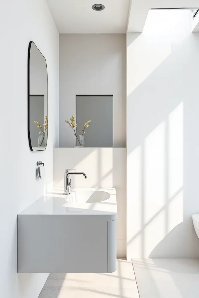 58 Minimalist Small Bathroom Decor Ideas for a Clean and Elegant Look