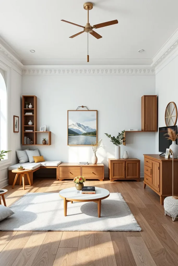 Nordic Nesting: 65 Scandinavian Living Room Ideas That Whisper Peace and Power