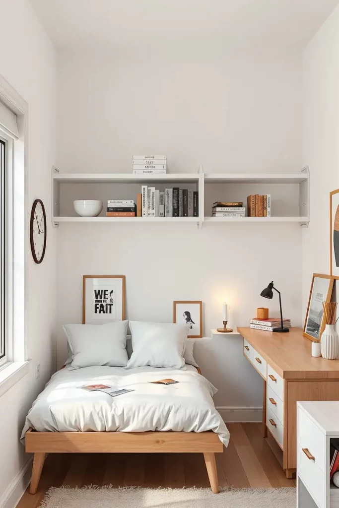 51 Minimalist Dorm Room Design Ideas for a Clean and Modern College Space