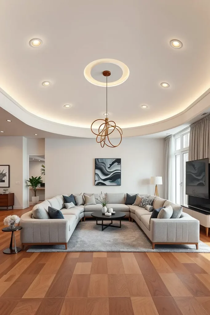 Sculpted Serenity: 68 Soft Curves in the Living Room That Whisper Modern Elegance