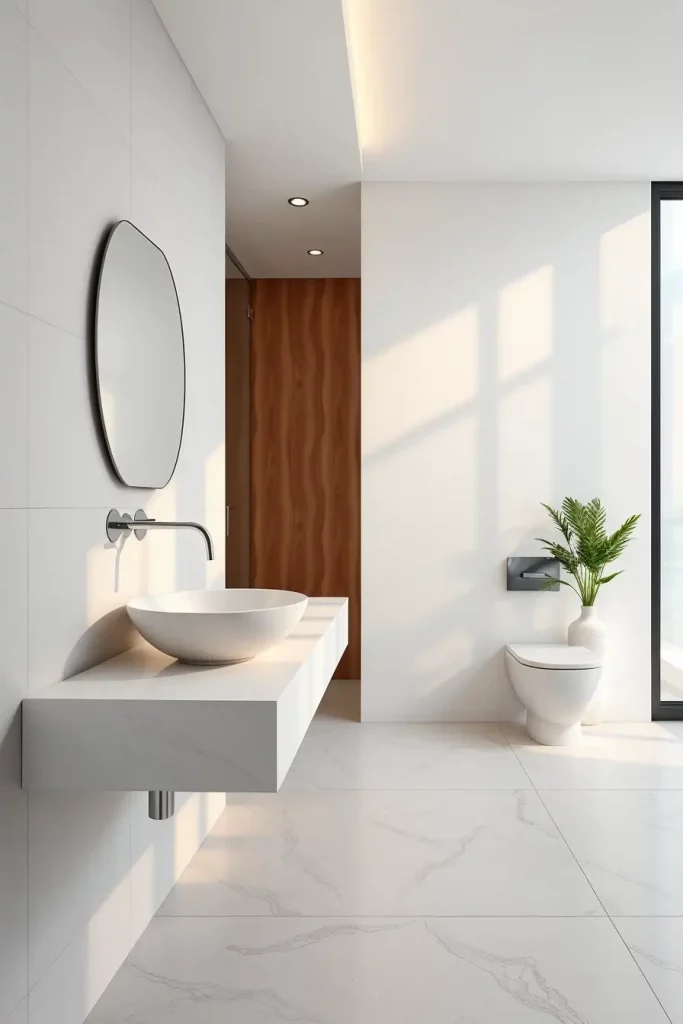 58 Minimalist Small Bathroom Decor Ideas for a Clean and Elegant Look