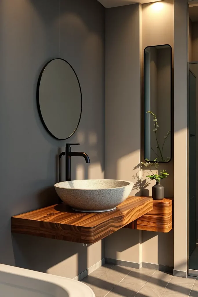 66 Bathroom Furniture Ideas with Soft Lines for a Modern and Elegant Look