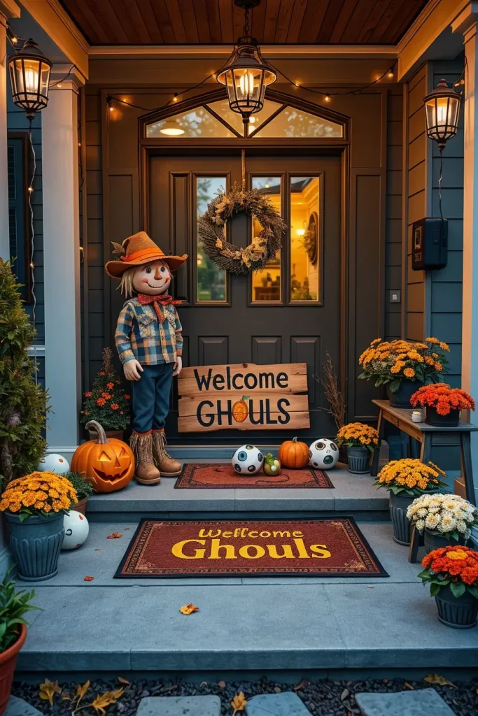 65 Cute and Funny Halloween Porch Decorations 2025 to Make Your Home the Talk of the Block