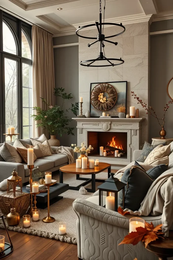 64 Fall Living Room Decor Ideas 2025 to Make Your Space Feel Cozy and Seasonal