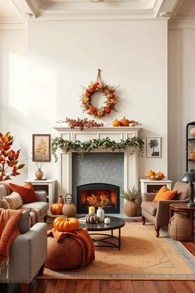 64 Fall Living Room Decor Ideas 2025 to Make Your Space Feel Cozy and Seasonal