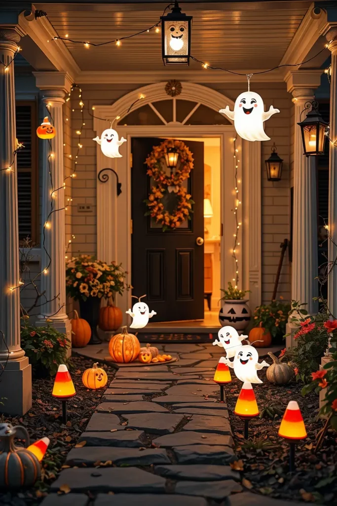 65 Cute and Funny Halloween Porch Decorations 2025 to Make Your Home the Talk of the Block