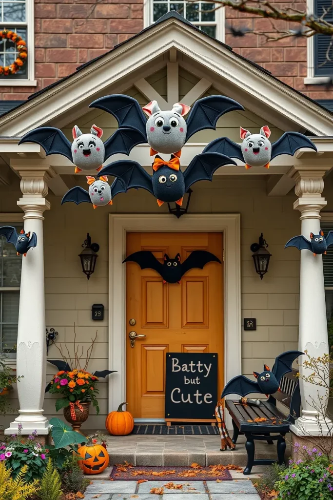 65 Cute and Funny Halloween Porch Decorations 2025 to Make Your Home the Talk of the Block